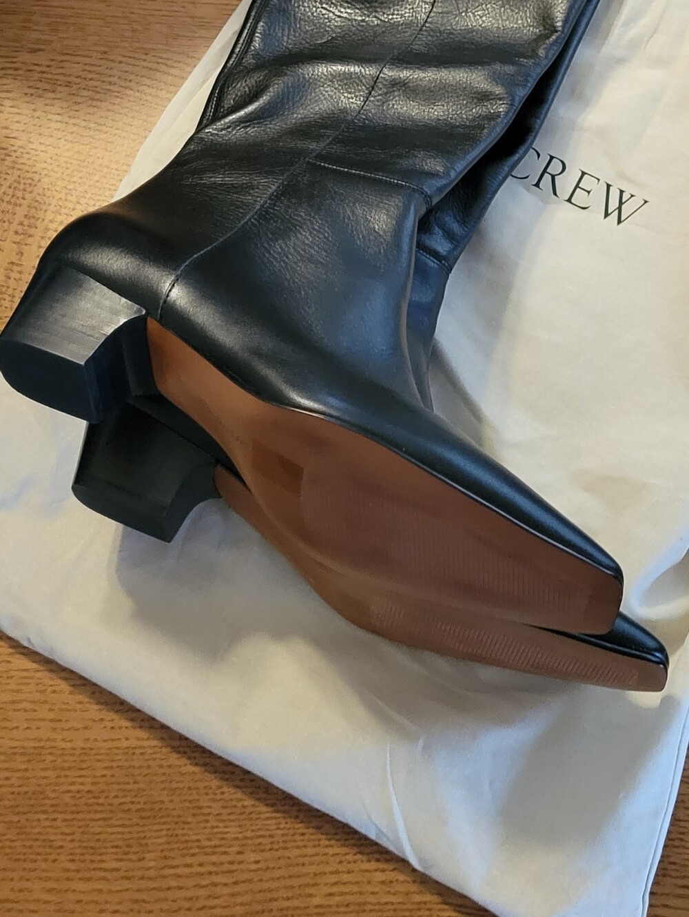 Madewell Lexie Tall Leather Boot - black - Picture 9 of 10